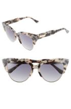 Women's Sonix Dafni 56mm Gradient Cat Eye Sunglasses - Black Fade/ Milk Tortoise