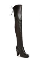 Women's Stuart Weitzman 'highland' Over The Knee Boot .5 M - Black