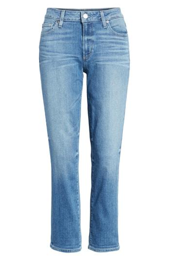 Women's Paige Transcend Vintage - Brigitte High Waist Crop Boyfriend Jeans