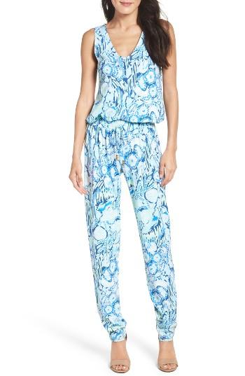 Women's Lilly Pulitzer Paulina Jumpsuit - Blue