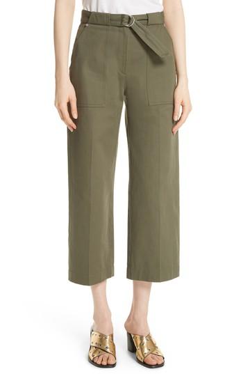 Women's Rag & Bone Lora Wide Leg Utility Pants - Green