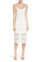 Women's Nsr Floral Lace Slipdress - Ivory