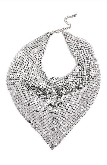 Women's Topshop Chain Mail Scarf Necklace