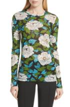 Women's Diane Von Furstenberg Fitted Print Top - Green