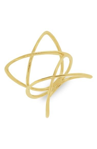 Women's Bony Levy 14kt Double Crisscross Ring (nordstrom Exclusive)
