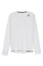 Men's Adidas Freelift Prim Long Sleeve T-shirt - Grey