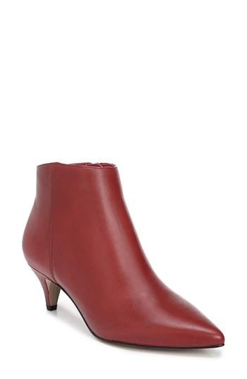 Women's Sam Edelman Kinzey Pointy Toe Bootie .5 M - Red