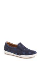 Women's Comfortiva Linette Suede Slip-on Sneaker .5 W - Blue