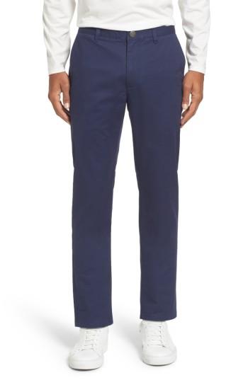 Men's Bonobos Tailored Fit Washed Stretch Cotton Chinos X 32 - Blue
