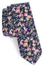 Men's Nordstrom Men's Shop Waldane Floral Tie, Size - Blue