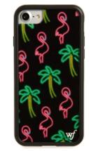 Wildflower Neon Flamingos & Palms Iphone 7 Case - Green