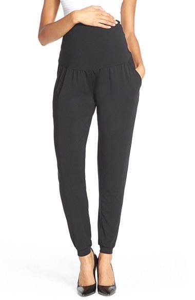 Women's Tart Maternity 'liviana' Tapered Maternity Pants - Black