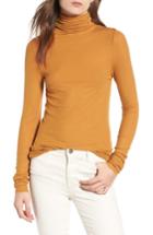 Women's Ag Chels Ribbed Turtleneck Sweater - Orange