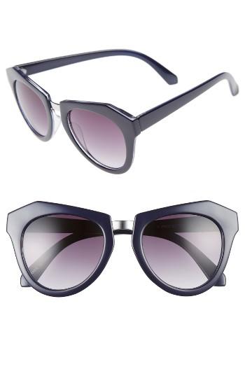 Women's Bp. 50mm Round Sunglasses - Navy