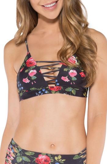 Women's Byrds Of Paradise Solana Bikini Top - Black