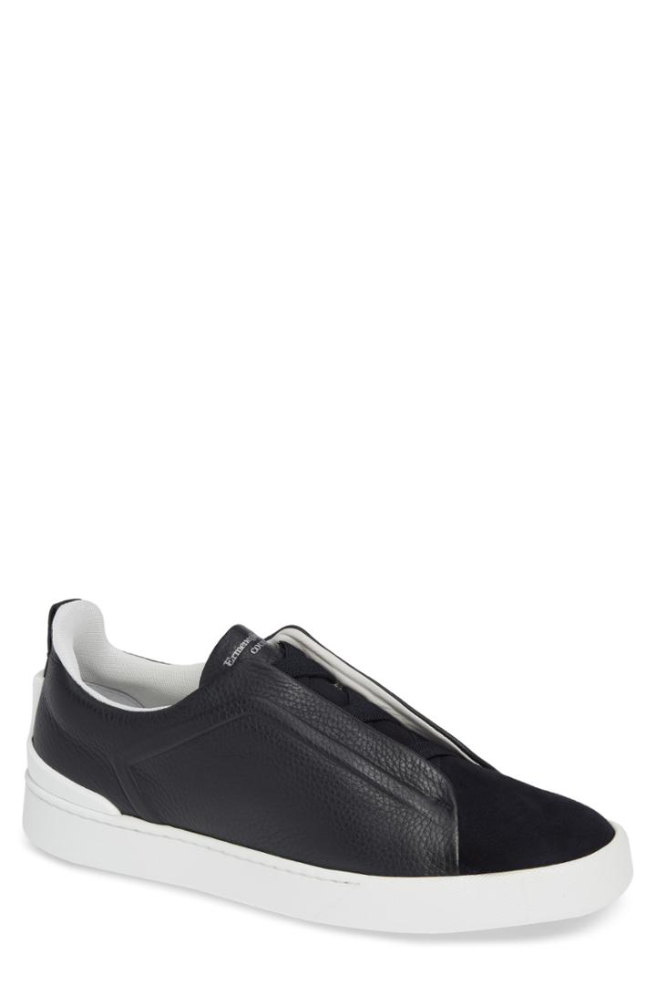 Men's Ermenegildo Zegna Slip-on Sneaker Us / 11uk - Blue