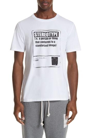 Men's Mm6 Maison Margiela Stereotype T-shirt Eu - White