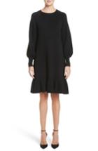 Women's Co Ruffle Wool & Cashmere Sweater Dress - Black