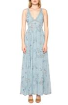 Women's Willow & Clay Floral Print Maxi Dress - Blue