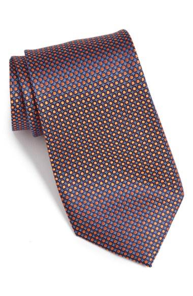 Men's Nordstrom Men's Shop 'small Neat' Geometric Silk Tie