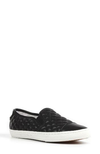 Women's Geox 'new Club' Slip-on Sneaker Us / 35eu - Black