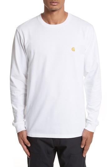 Men's Carhartt Work In Progress Logo Embroidered T-shirt