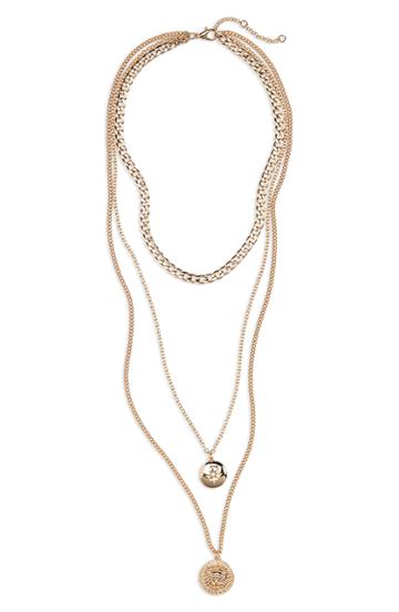 Women's Leith 3-layer Lion Necklace