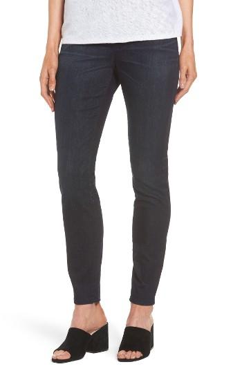 Petite Women's Eileen Fisher Stretch Denim Leggings, Size P - Blue