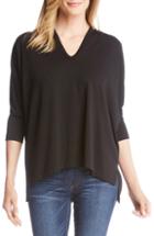 Women's Karen Kane Hooded Pullover - Black