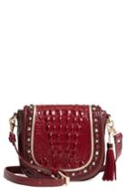Brahmin Sonatina Mini Sonny Leather Crossbody Bag - Red