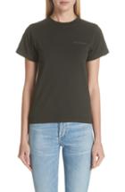 Women's Burberry Kabini Check Cuff Stretch Cotton Tee