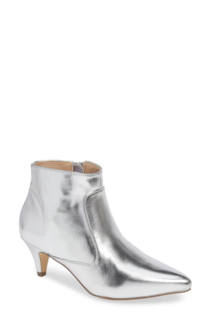 Women's Jane And The Shoe Kizzy Bootie .5 M - Metallic