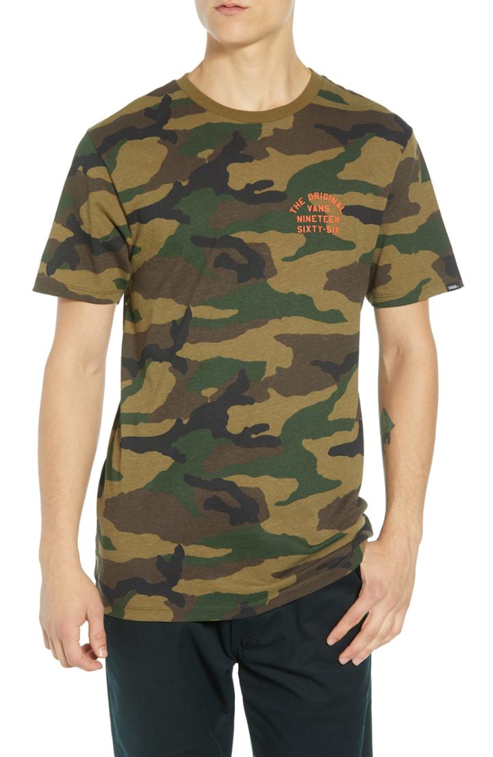 Men's Vans Spring Training T-shirt, Size - Green
