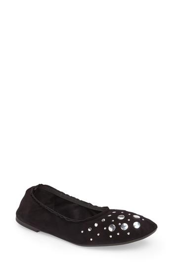 Women's Cecelia New York Jacob Ballet Flat M - Black