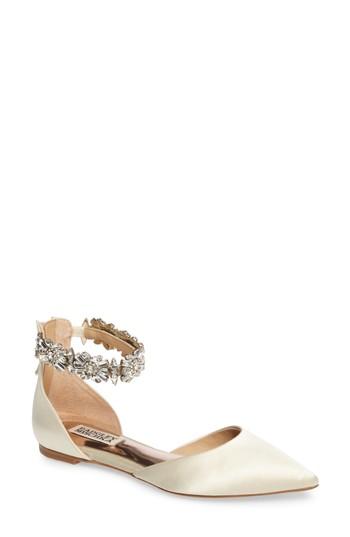 Women's Badgley Mischka Morgen Ankle Strap Flat