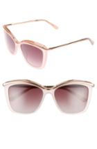 Women's Ted Baker London 55mm Cat Eye Sunglasses - Blush