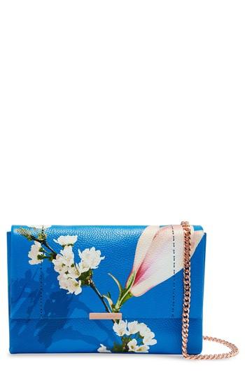 Ted Baker London Haalle Harmony Leather Crossbody Bag - Blue