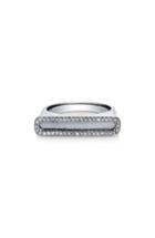 Women's Sheryl Lowe Pave Diamond Frame Bar Ring