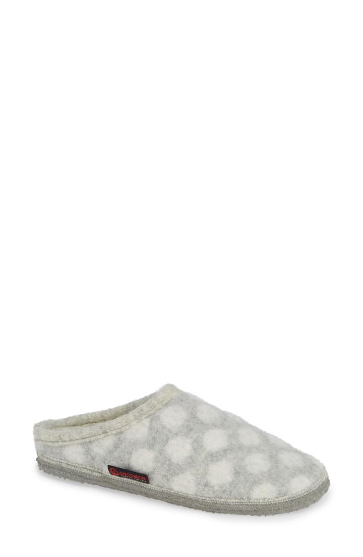 Women's Giesswein Dottie Slipper -5.5us / 36eu - Grey