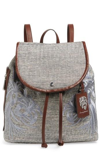 Tommy Bahama Waikiki Canvas Backpack - Blue