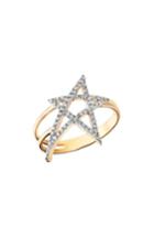 Women's Kismet By Milka Struck Doodle Star Diamond Ring