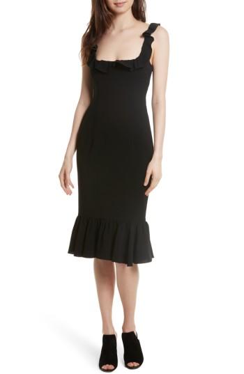 Women's Cinq A Sept Opalina Flounce Hem Dress