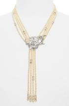 Women's Ben-amun Faux Pearl Tassel Y-necklace