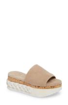 Women's Agl Braided Flatform Slide Sandal Us / 35eu - Beige