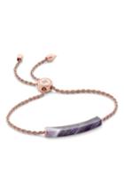 Women's Monica Vinader Engravable Linear Semiprecious Stone Friendship Bracelet (nordstrom Exclusive)