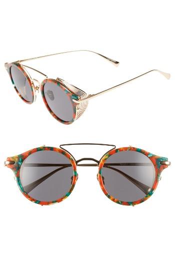 Women's Hadid Mile High 47mm Sunglasses - Carnival/ Gold