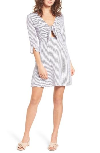 Women's Mima Chica Tie Front Minidress - Black