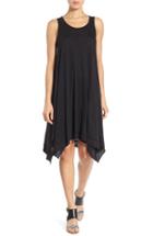 Women's Caslon Handkerchief Hem Slub Knit Tank Dress