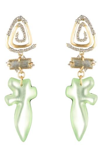 Women's Alexis Bittar Crystal Encrusted Spiral Post Earrings