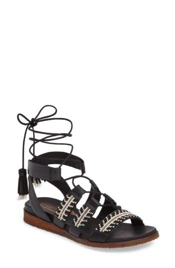 Women's Pikolinos Antillas Beaded Ghillie Sandal Eu - Black